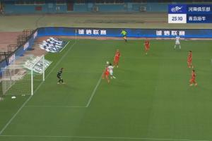 首胜要来了？金永浩头球冲顶破门，海牛1-0客场领先河南