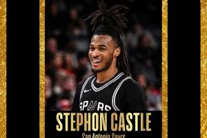 实至名归⭐️！NBA2024-25赛季最佳新秀：马刺后卫斯蒂芬-卡斯尔