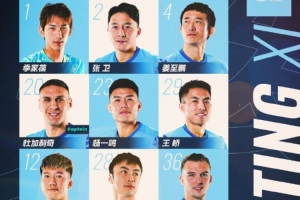 🔥深圳新鹏城主战天津津门虎首发出炉：张卫姜至鹏张晓彬出战