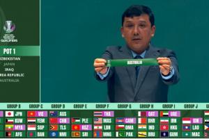 中澳同组！U23亚预赛抽签：中国队遭遇澳大利亚 中国主办同组赛事