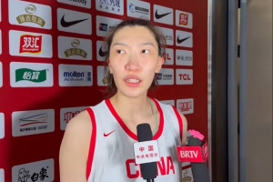 韩旭：宫指导战术体系明确&是个很有爱的教练 和张子宇打球很开心